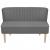 Sofa 117x55,5x77 cm, jasnozielony materiał