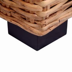 Sofa 2-osobowa z naturalnego rattanu