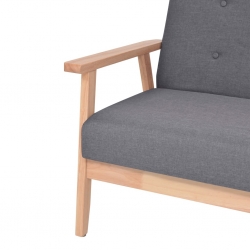 3 osobowa sofa tapicerowana, ciemnoszara
