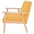 2 osobowa sofa tapicerowana, żółta