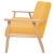 3-osobowa sofa tapicerowana, żółta