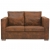 Sofa 2-osobowa, 137 x 73 x 82 cm, sztuczny zamsz