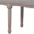 Ławka do przedpokoju, drewno lite, 150x40x48 cm, jasnoszara