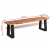 Ława z litego drewna akacjowego 160 cm