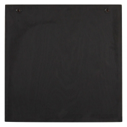 Lustro z ramą z drewna tekowego z odzysku, 50 x 50 cm