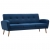 3-osobowa sofa tapicerowana, niebieska
