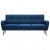 3-osobowa sofa tapicerowana, niebieska