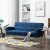 3-osobowa sofa tapicerowana, niebieska