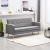 Sofa materiałowa, jasnoszara