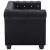 Sofa Chesterfield, 2-os., obita aksamitem, 146x75x72 cm, czarna
