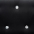 Sofa Chesterfield, 3-os., obita aksamitem, 199x75x72 cm, czarna