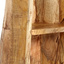 Drewniana szafka łódka, 40x30x130 cm, lite drewno mango