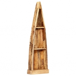 Drewniana szafka łódka, 40x30x130 cm, lite drewno mango