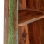 Drewniana szafka łódka, 40x30x130 cm, lite drewno odzyskane