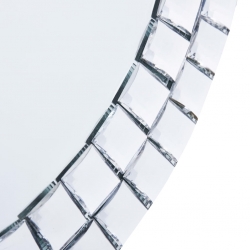 Lustro ścienne, 70 cm, szkło hartowane