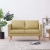 2-osobowa sofa tapicerowana tkaniną, zielona