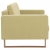3-osobowa sofa tapicerowana tkaniną, zielona