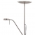 Lampa stojąca, 16 W, srebrna, 180 cm