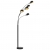 Lampa stojąca, 200 cm, 5 x E14, czarno-złota