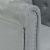 2-osobowa sofa Chesterfield, szara, skóra naturalna