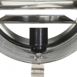 Lampa podłogowa na trójnogu, czarna, lite drewno mango, 171 cm