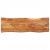 Ławka z naturalną krawędzią, 110 cm, drewno akacjowe i stal