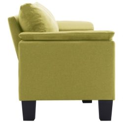 3-osobowa sofa, zielona, tapicerowana tkaniną
