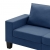 5-osobowa sofa, niebieska, tapicerowana tkaniną
