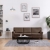 3-osobowa sofa, brązowa, tapicerowana tkaniną