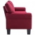 4-osobowa sofa, kolor czerwonego wina, tapicerowana tkaniną