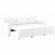3-osobowa, rozkładana sofa modułowa, biała, sztuczna skóra