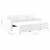 3-osobowa, rozkładana sofa modułowa, biała, sztuczna skóra