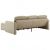 3-osobowa, rozkładana sofa modułowa, cappuccino, sztuczna skóra