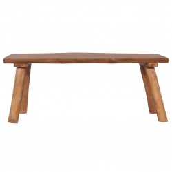 Ławka ogrodowa, 120 cm, lite drewno tekowe