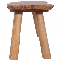Ławka ogrodowa, 120 cm, lite drewno tekowe