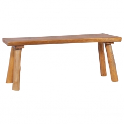 Ławka ogrodowa, 120 cm, lite drewno tekowe