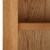 Regał z 4 drzwiczek, 80x35x180 cm, lite drewno dębowe i szkło