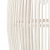 Lampa wisząca, biała, wiklinowa, 40 W, 23x55 cm, owalna, E27