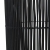 Lampa podłogowa, wiklina, czarna, 84 cm, E27