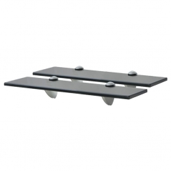 Półki szklane, 2 szt., 40 x 10 cm, 8 mm