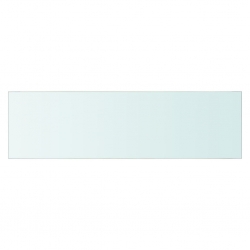 Półki, 2 szt., panel z bezbarwnego szkła, 70 x 20 cm