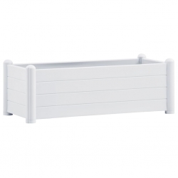 Podwyższona donica, PP, biała, 100x43x35 cm