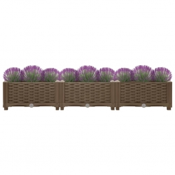 Donica do podniesionej rabaty, 120x40x23 cm, polipropylen