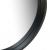 Lustro ścienne na pasku, 50 cm, czarne