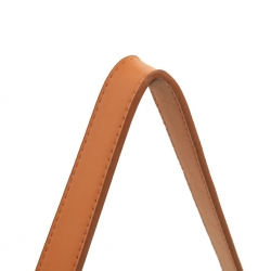 Lustro ścienne na pasku, 60 cm, złote