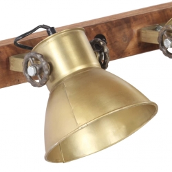 Industrialna lampa ścienna, mosiądz, 45x25 cm, E27