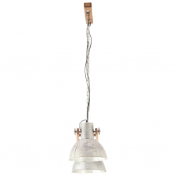 Industrialna lampa wisząca, 25 W, srebrna, 109 cm, E27