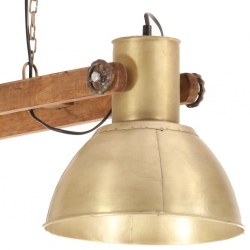 Industrialna lampa wisząca, 25 W, mosiężna, 109 cm, E27