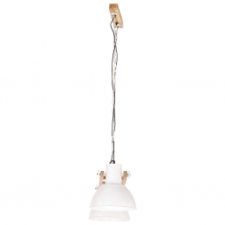 Industrialna lampa wisząca, 25 W, biała, 109 cm, E27