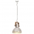 Industrialna lampa wisząca, 25 W, srebrna, okrągła, 30 cm, E27